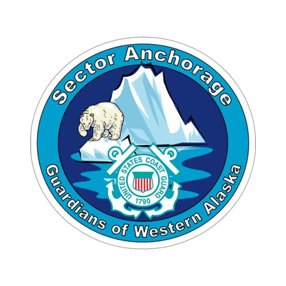 USCG Sector Anchorage (U.S. Coast Guard) STICKER Vinyl Die-Cut Decal 6 Inch - The Sticker Space