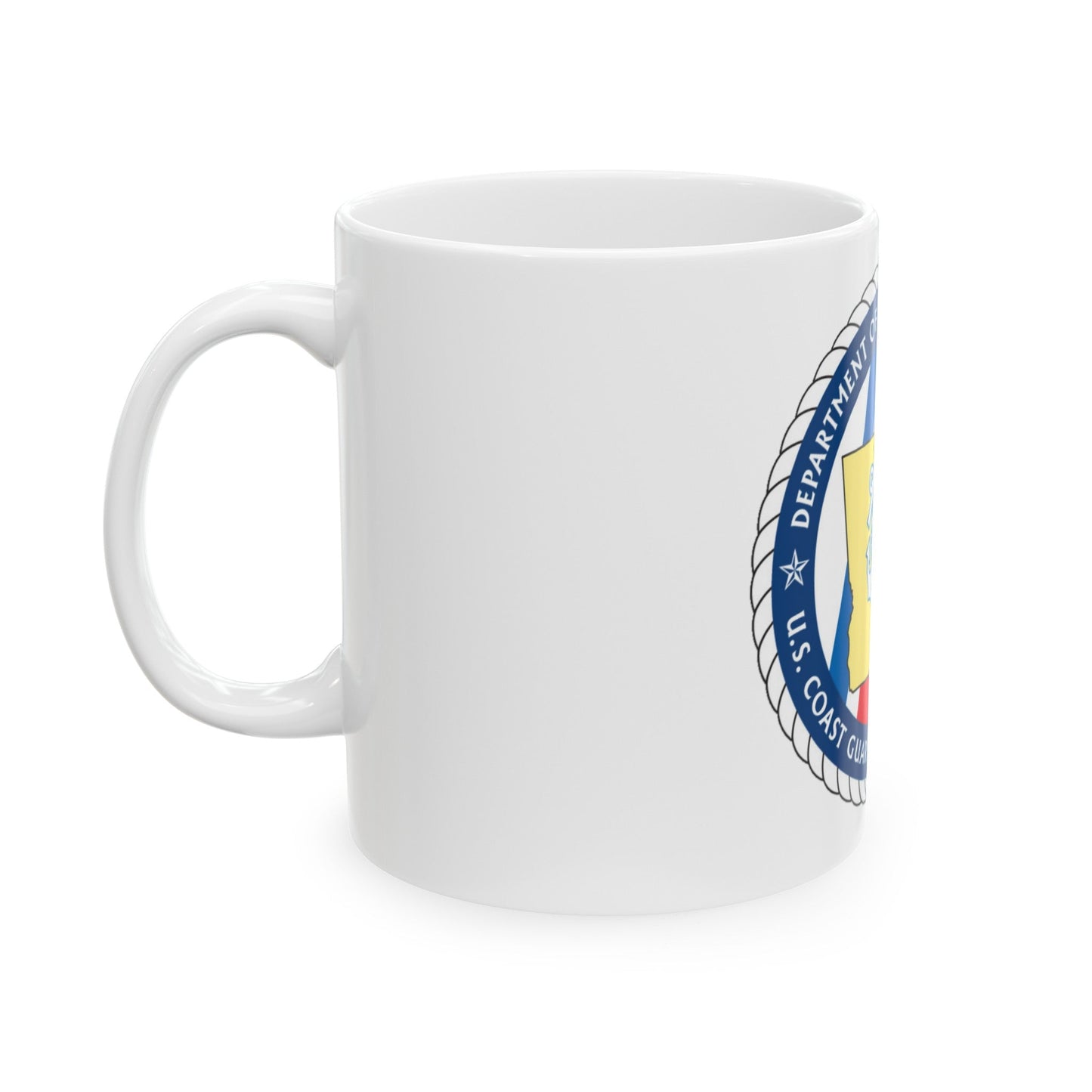 USCG Sector Charleston DHS (U.S. Coast Guard) White Coffee Mug-The Sticker Space