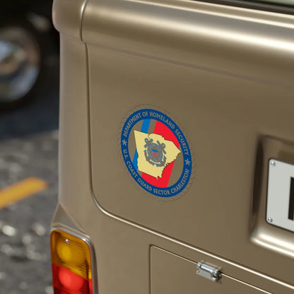 USCG Sector Charleston DHS (U.S. Coast Guard) Transparent STICKER Die-Cut Vinyl Decal - The Sticker Space