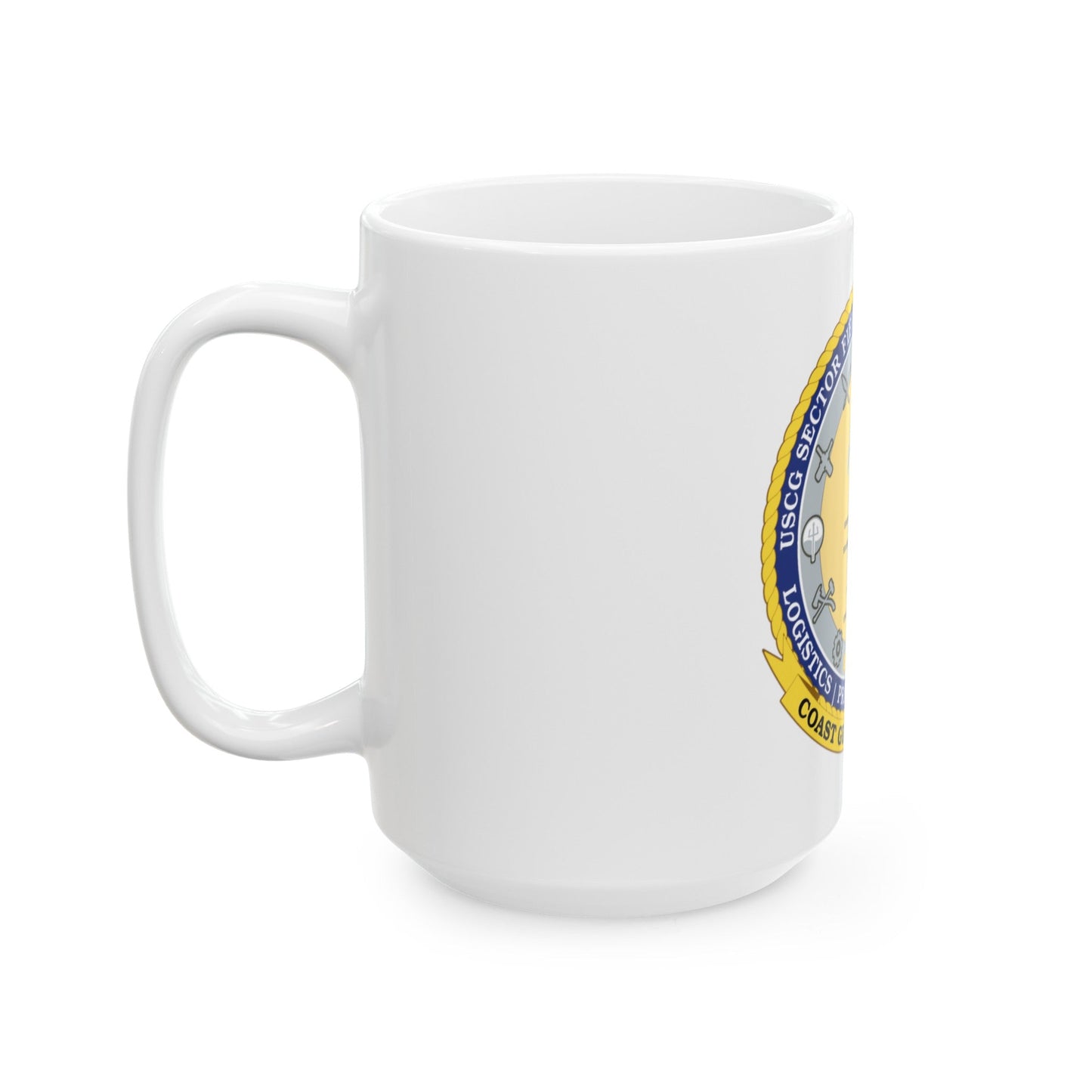 USCG Sector Field Office Grand Haven (U.S. Coast Guard) White Coffee Mug-The Sticker Space