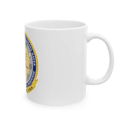 USCG Sector Field Office Grand Haven (U.S. Coast Guard) White Coffee Mug-The Sticker Space