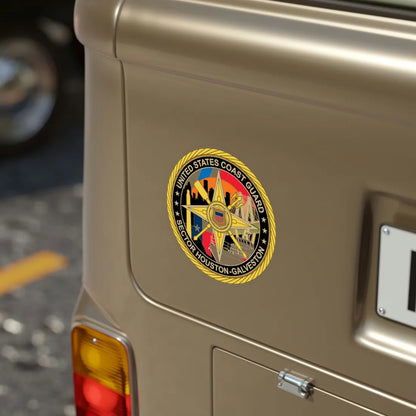 USCG Sector Houston Galveston Wardroom (U.S. Coast Guard) Transparent STICKER Die-Cut Vinyl Decal - The Sticker Space