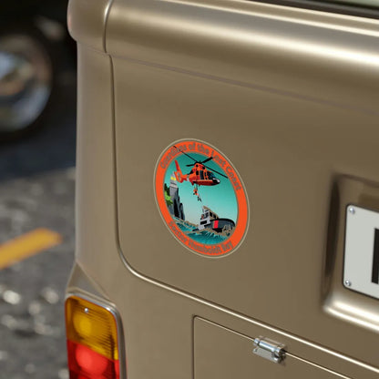 USCG Sector Humboldt Bay (U.S. Coast Guard) Transparent STICKER Die-Cut Vinyl Decal - The Sticker Space