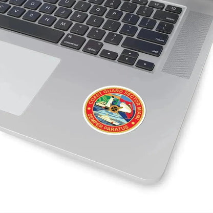 USCG Sector Miami (U.S. Coast Guard) STICKER Vinyl Kiss-Cut Decal - The Sticker Space