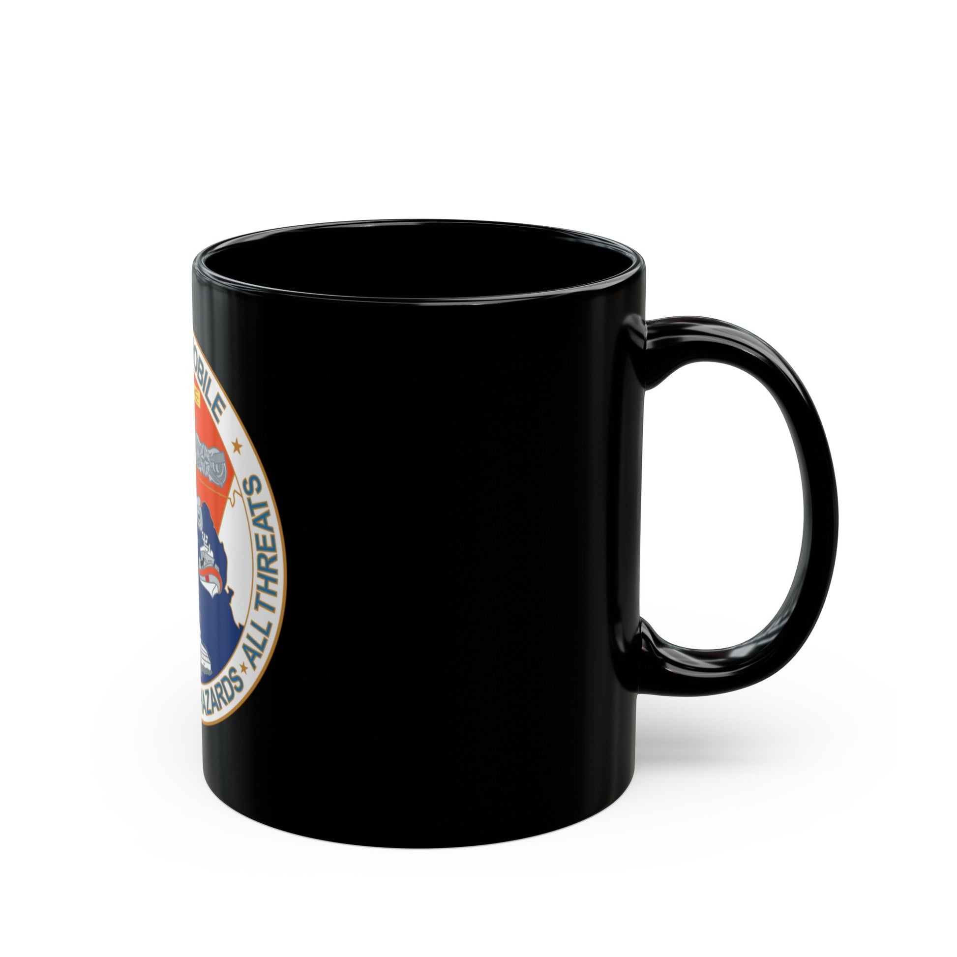 USCG Sector Mobile (U.S. Coast Guard) Black Coffee Mug-The Sticker Space