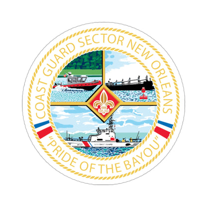 USCG Sector New Orleans Pride of the Bayou (U.S. Coast Guard) STICKER Vinyl Die-Cut Decal-3 Inch-The Sticker Space