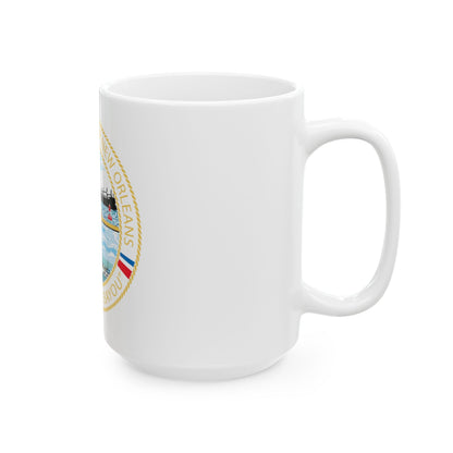 USCG Sector New Orleans   Pride of the Bayou (U.S. Coast Guard) White Coffee Mug