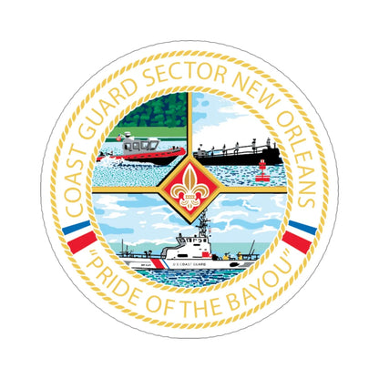 USCG Sector New Orleans Pride of the Bayou (U.S. Coast Guard) STICKER Vinyl Die-Cut Decal 5 Inch - The Sticker Space