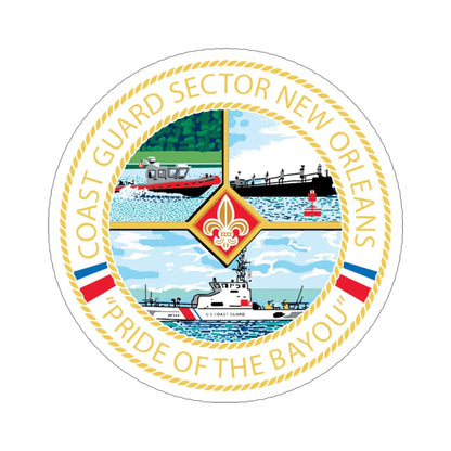 USCG Sector New Orleans Pride of the Bayou (U.S. Coast Guard) STICKER Vinyl Die-Cut Decal 6 Inch - The Sticker Space