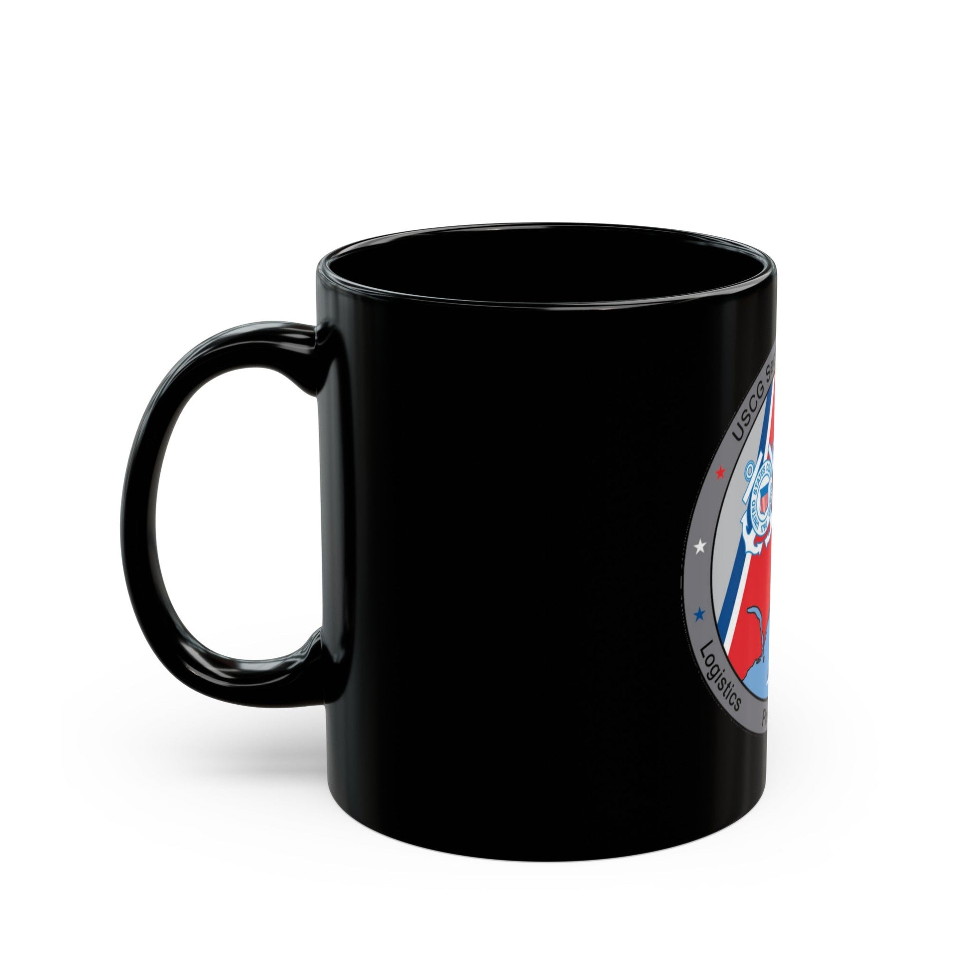 USCG Sector North Carolina (U.S. Coast Guard) Black Coffee Mug-The Sticker Space