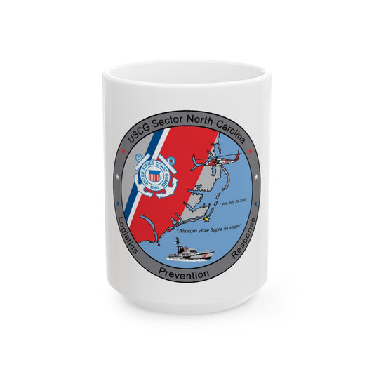 USCG Sector North Carolina (U.S. Coast Guard) White Coffee Mug