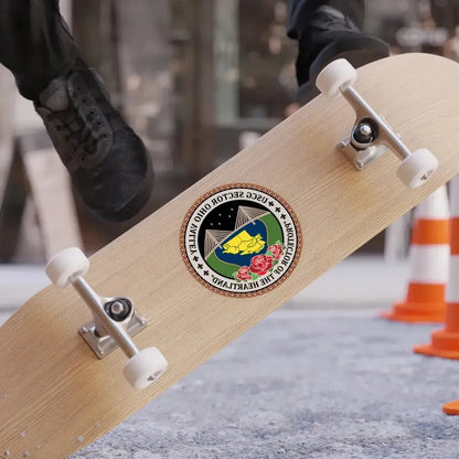 USCG SECTOR OHIO VALLEY (U.S. Coast Guard) REVERSE PRINT Transparent Die-Cut STICKER - The Sticker Space