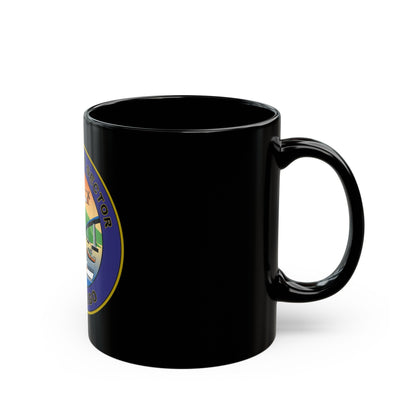 USCG Sector San Diego NEW 07 (U.S. Coast Guard) Black Coffee Mug-The Sticker Space