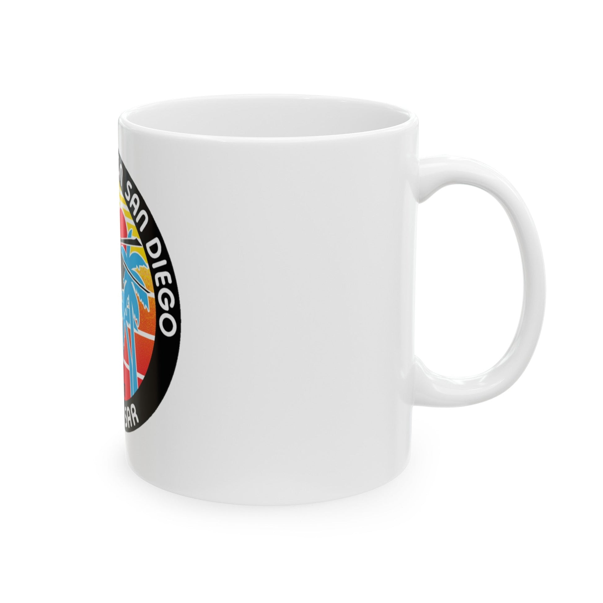 USCG Sector San Diego SOCAL SAR (U.S. Coast Guard) White Coffee Mug-The Sticker Space