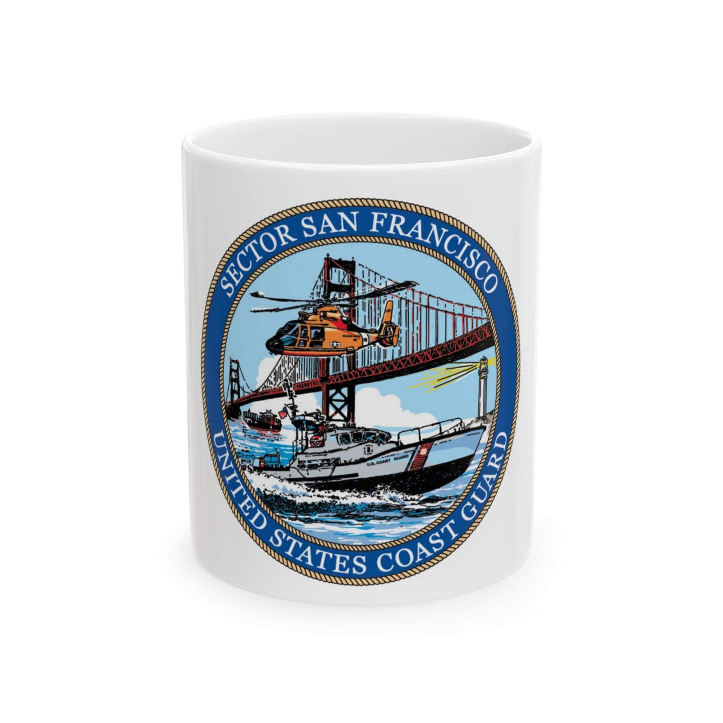 USCG Sector San Francisco (U.S. Coast Guard) White Coffee Mug