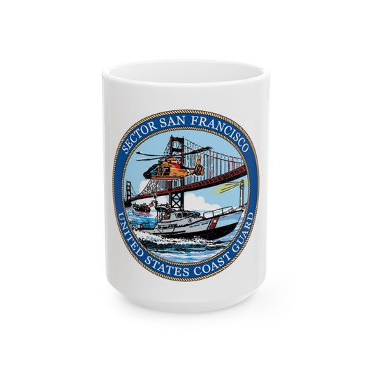 USCG Sector San Francisco (U.S. Coast Guard) White Coffee Mug