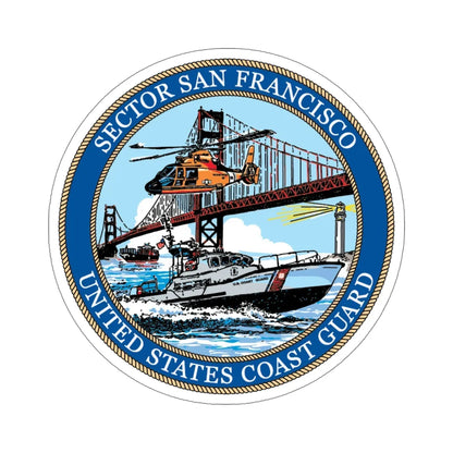 USCG Sector San Francisco (U.S. Coast Guard) STICKER Vinyl Die-Cut Decal 5 Inch - The Sticker Space