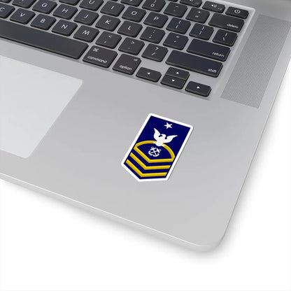 USCG Senior Chief Petty Officer Insignia Sleeve (United States) (Military Rank) STICKER Vinyl Kiss-Cut Decal - The Sticker Space