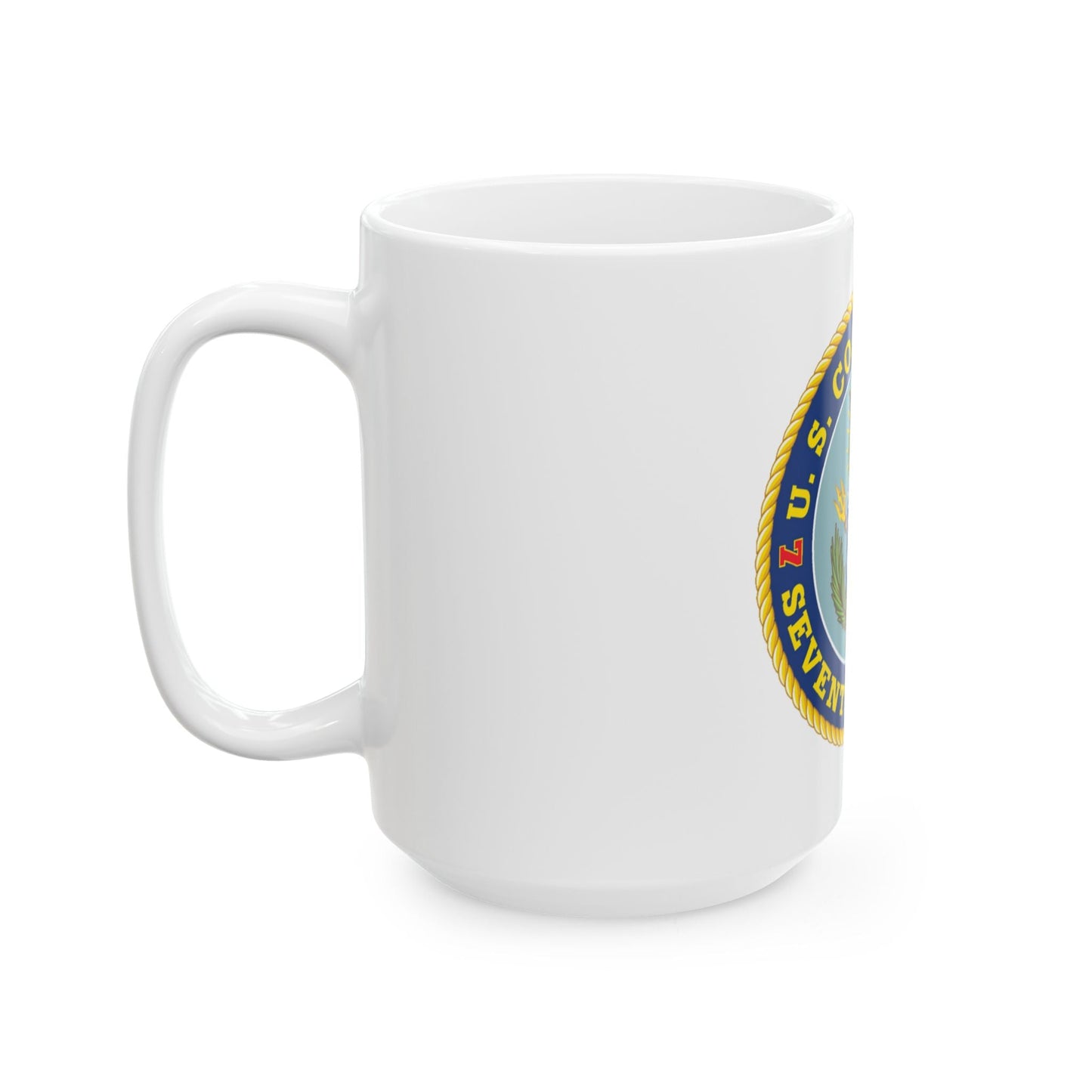 USCG Seventh District (U.S. Coast Guard) White Coffee Mug