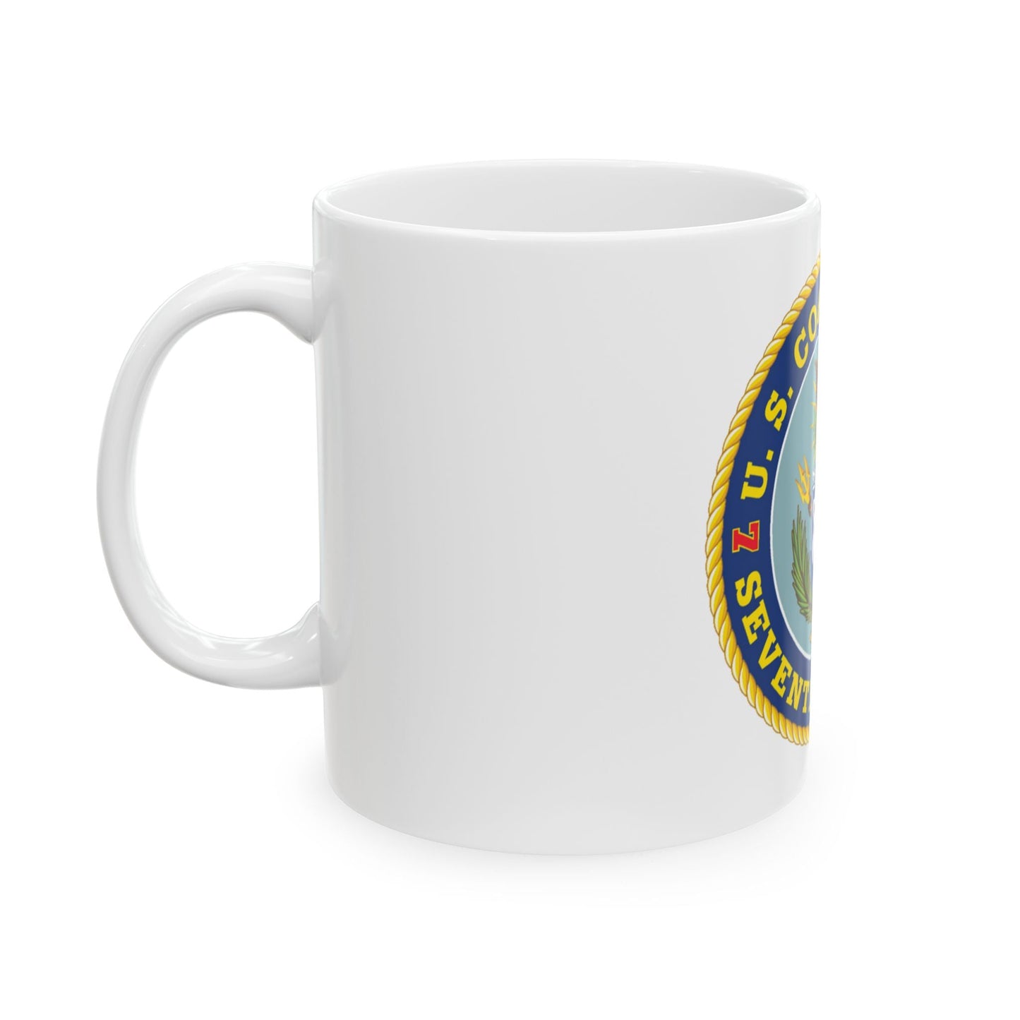 USCG Seventh District (U.S. Coast Guard) White Coffee Mug