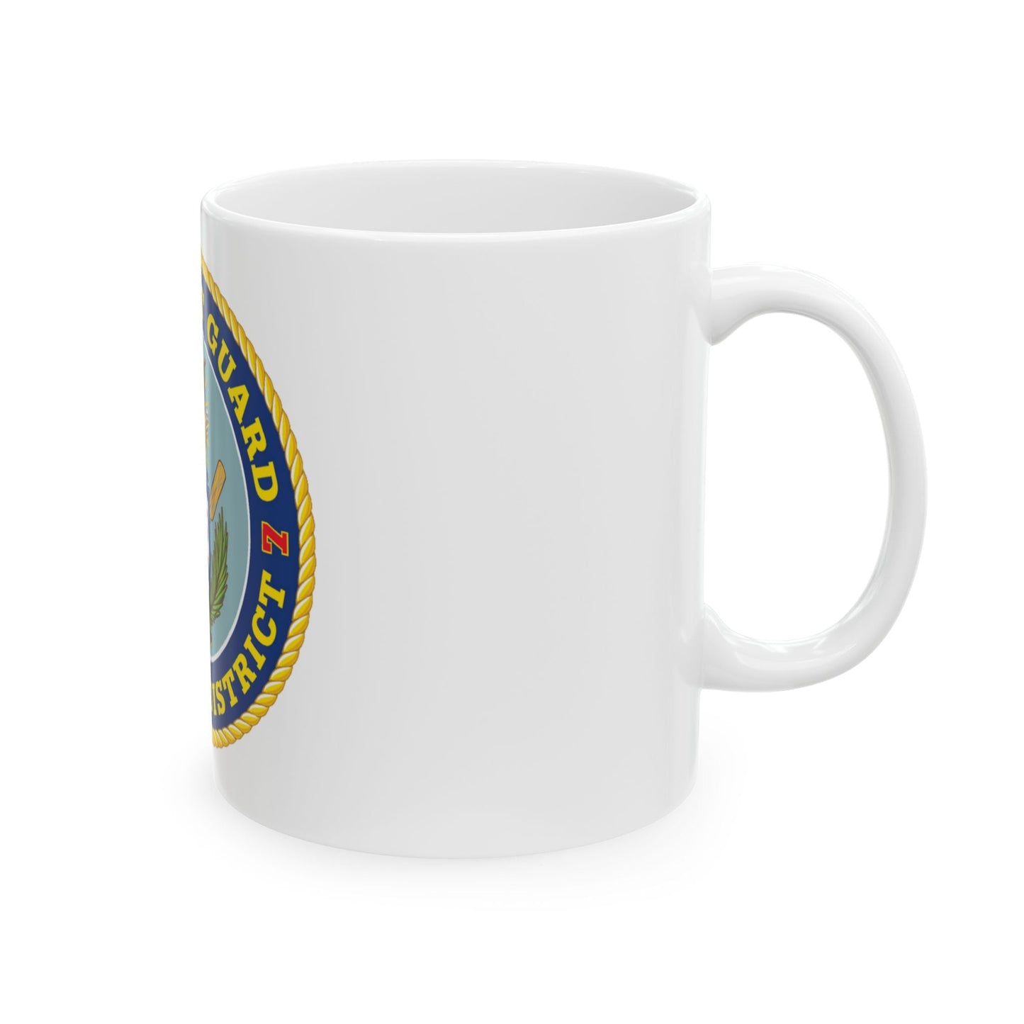 USCG Seventh District (U.S. Coast Guard) White Coffee Mug