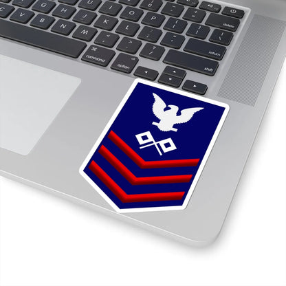 USCG Signalman First Class insignia (United States) (Military Rank) STICKER Vinyl Kiss-Cut Decal - The Sticker Space