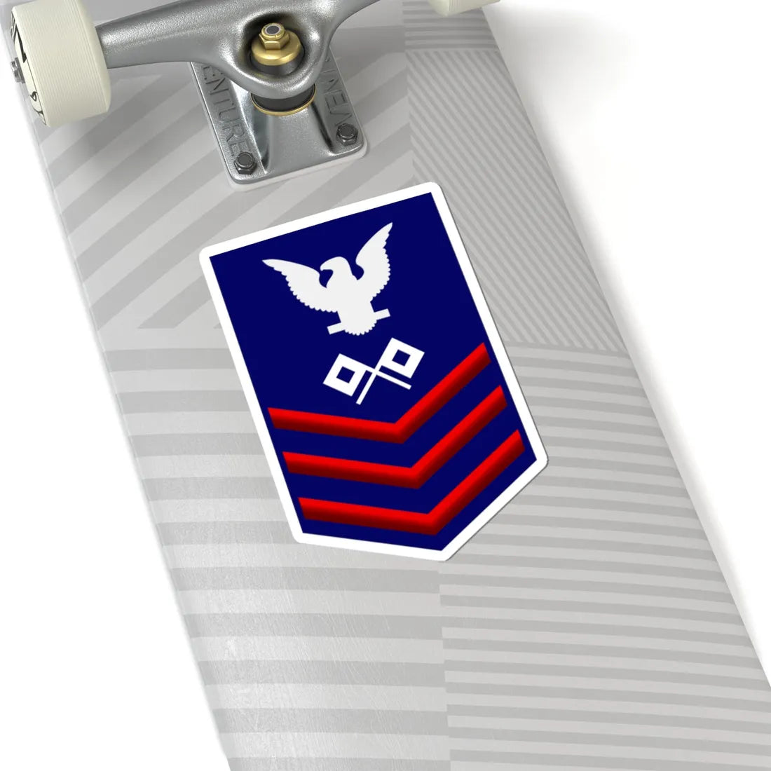 USCG Signalman First Class insignia (United States) (Military Rank) STICKER Vinyl Kiss-Cut Decal - The Sticker Space
