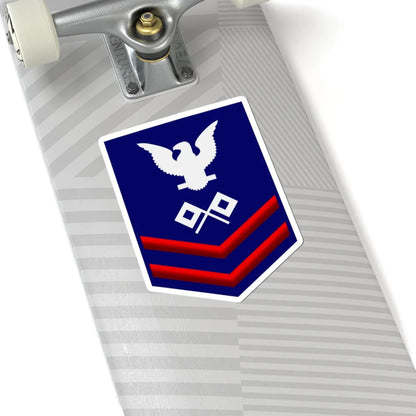 USCG Signalman Second Class insignia (United States) (Military Rank) STICKER Vinyl Kiss-Cut Decal - The Sticker Space