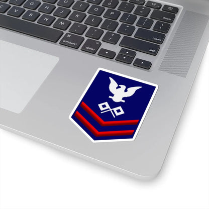 USCG Signalman Second Class insignia (United States) (Military Rank) STICKER Vinyl Kiss-Cut Decal - The Sticker Space