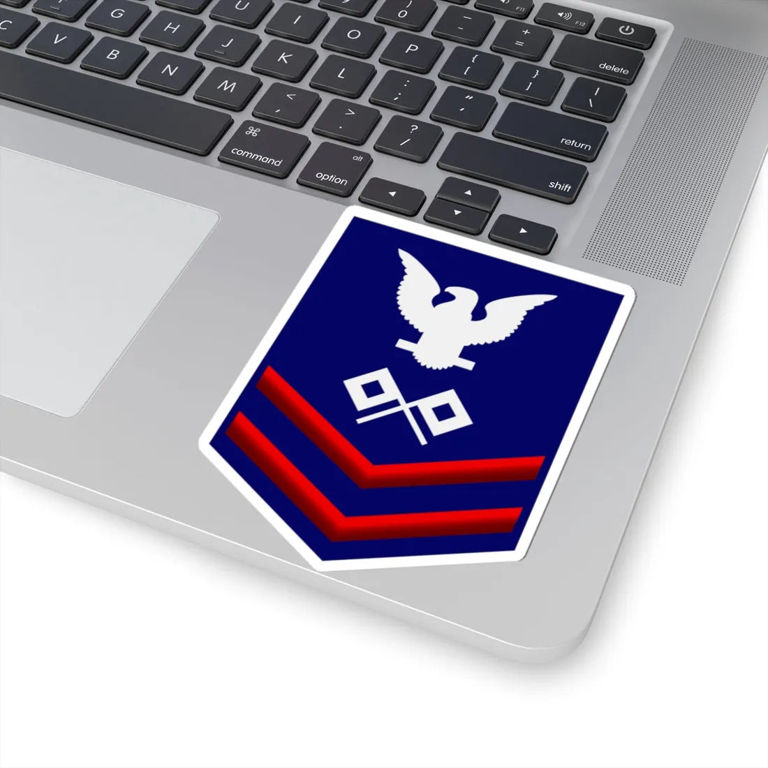 USCG Signalman Second Class insignia (United States) (Military Rank) STICKER Vinyl Kiss-Cut Decal - The Sticker Space