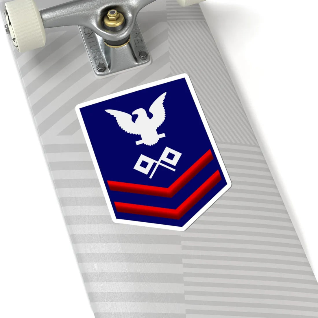 USCG Signalman Second Class insignia (United States) (Military Rank) STICKER Vinyl Kiss-Cut Decal - The Sticker Space