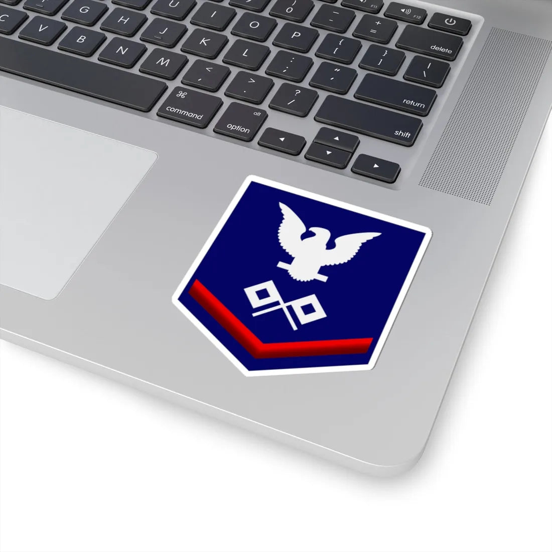 USCG Signalman Third Class insignia (United States) (Military Rank) STICKER Vinyl Kiss-Cut Decal - The Sticker Space