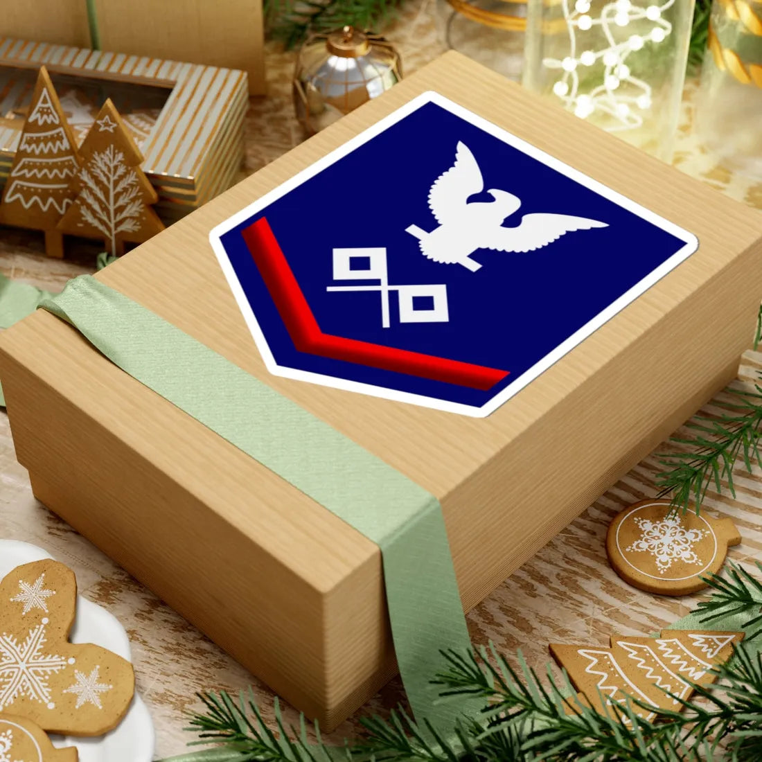 USCG Signalman Third Class insignia (United States) (Military Rank) STICKER Vinyl Kiss-Cut Decal - The Sticker Space