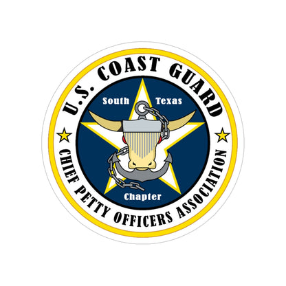 USCG South Texas CPOA (U.S. Coast Guard) Transparent STICKER Die-Cut Vinyl Decal-6 Inch-The Sticker Space