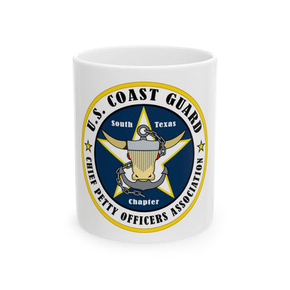 USCG South Texas CPOA (U.S. Coast Guard) White Coffee Mug