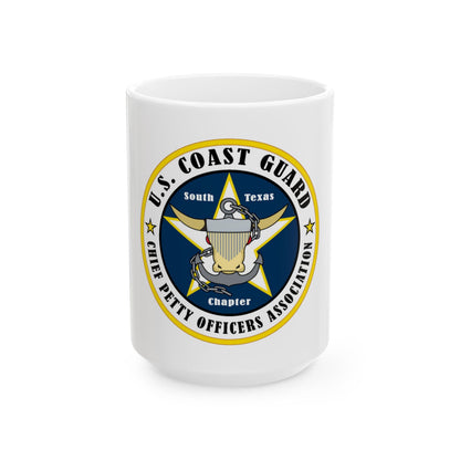 USCG South Texas CPOA (U.S. Coast Guard) White Coffee Mug