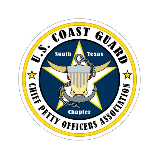 USCG South Texas CPOA (U.S. Coast Guard) STICKER Vinyl Die-Cut Decal 6 Inch - The Sticker Space