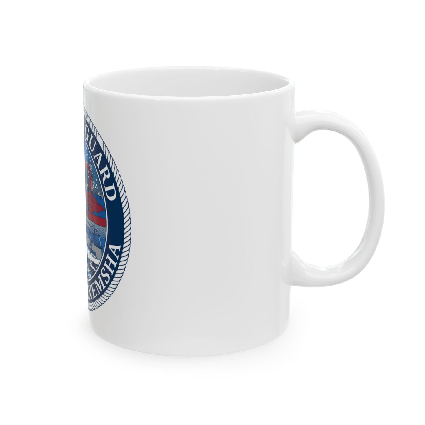 USCG STA MENEMSHA (U.S. Coast Guard) White Coffee Mug