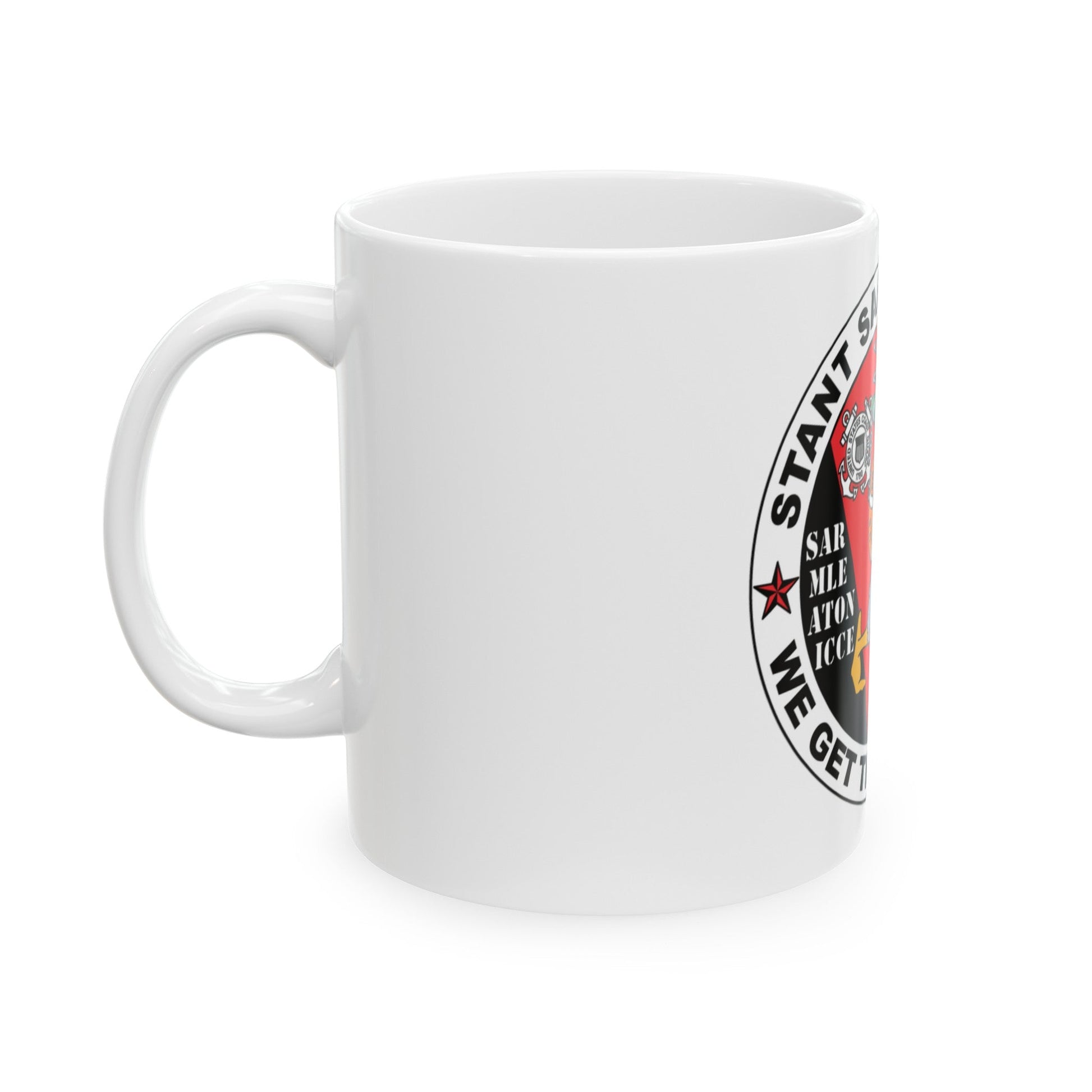 USCG STANT Saginaw River NEW 09 (U.S. Coast Guard) White Coffee Mug-The Sticker Space