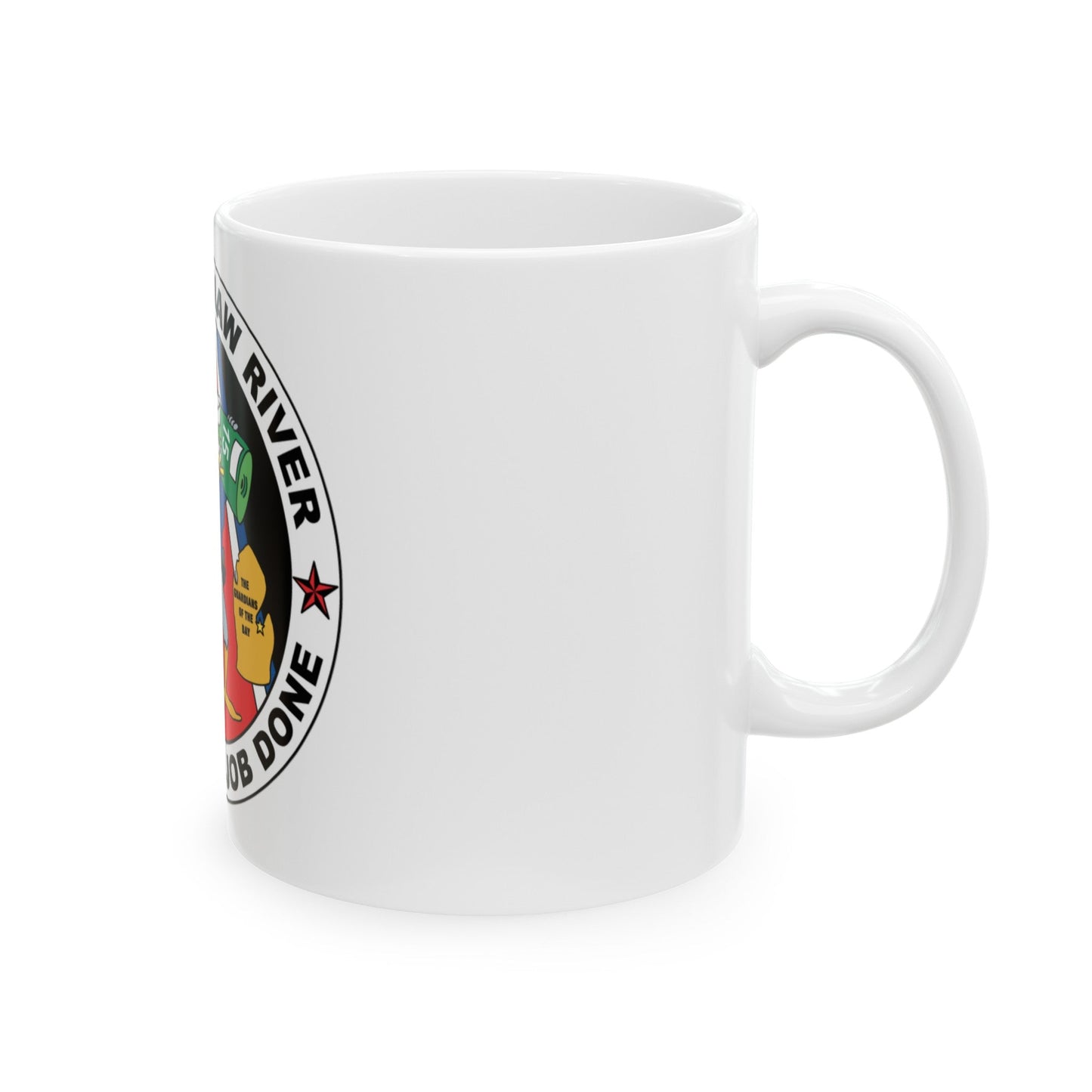 USCG STANT Saginaw River NEW 09 (U.S. Coast Guard) White Coffee Mug-The Sticker Space