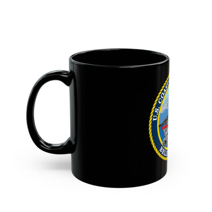 USCG Station Bellingham WA (U.S. Coast Guard) Black Coffee Mug-The Sticker Space