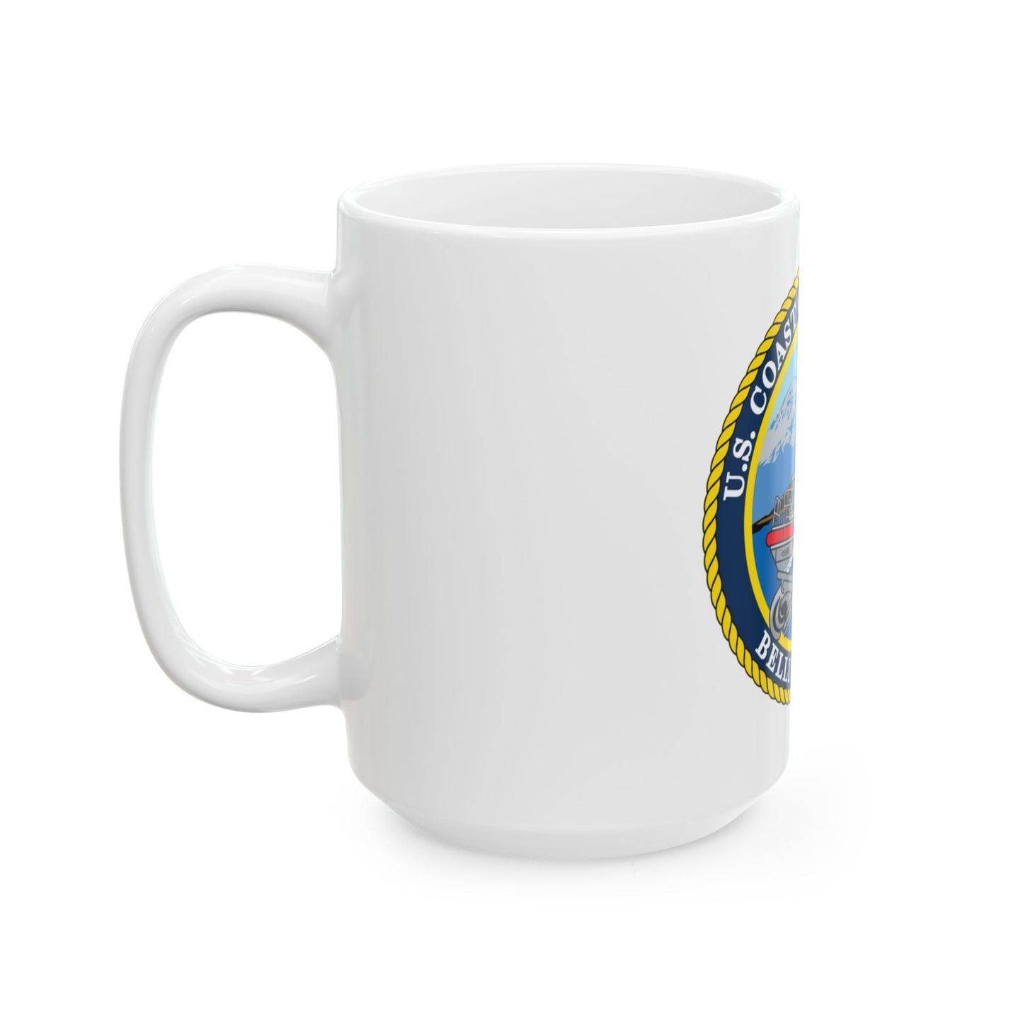 USCG Station Bellingham WA (U.S. Coast Guard) White Coffee Mug