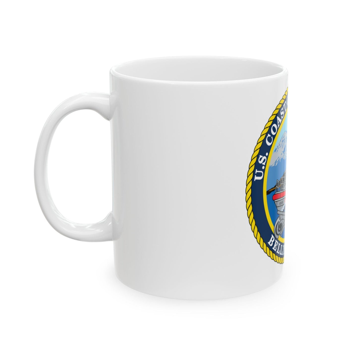 USCG Station Bellingham WA (U.S. Coast Guard) White Coffee Mug