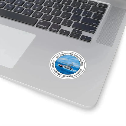 USCG Station Channel Islands Harbor (U.S. Coast Guard) STICKER Vinyl Kiss-Cut Decal - The Sticker Space