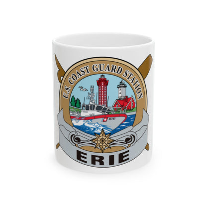 USCG Station Erie (U.S. Coast Guard) White Coffee Mug