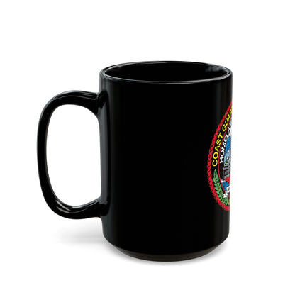 USCG Station Juneau Alaska Homeland Security (U.S. Coast Guard) Black Coffee Mug-The Sticker Space