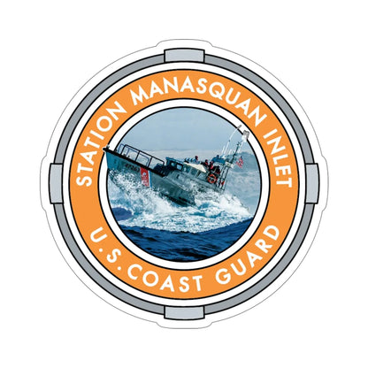 USCG Station Manasquan Inlet (U.S. Coast Guard) STICKER Vinyl Die-Cut Decal 6 Inch - The Sticker Space