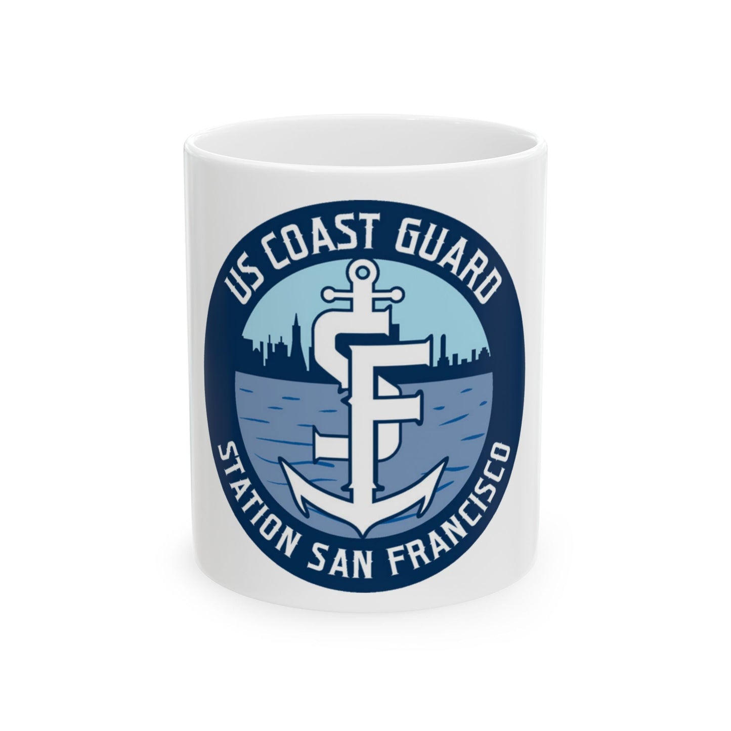 USCG Station San Francisco (U.S. Coast Guard) White Coffee Mug