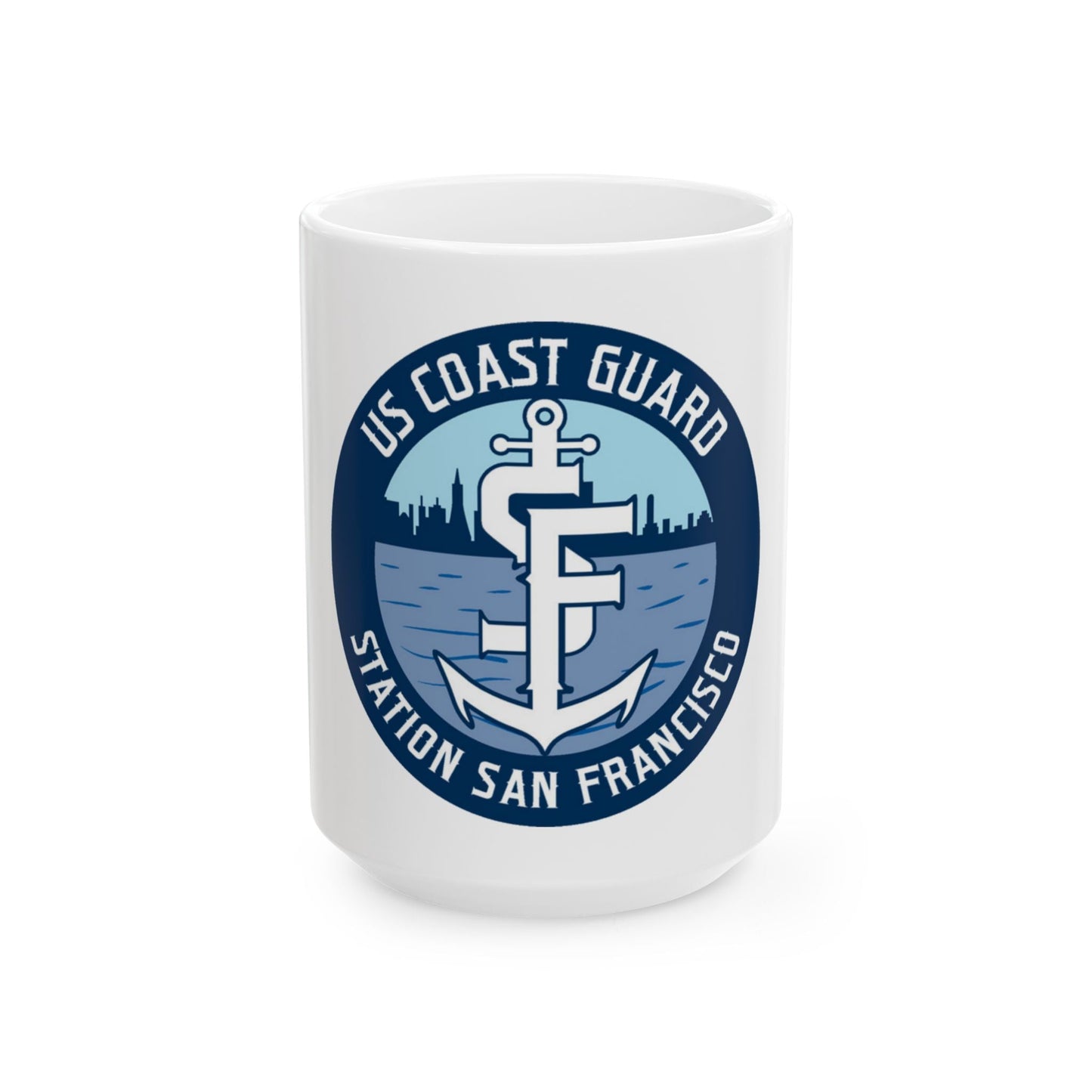 USCG Station San Francisco (U.S. Coast Guard) White Coffee Mug