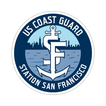USCG Station San Francisco (U.S. Coast Guard) STICKER Vinyl Die-Cut Decal 6 Inch - The Sticker Space